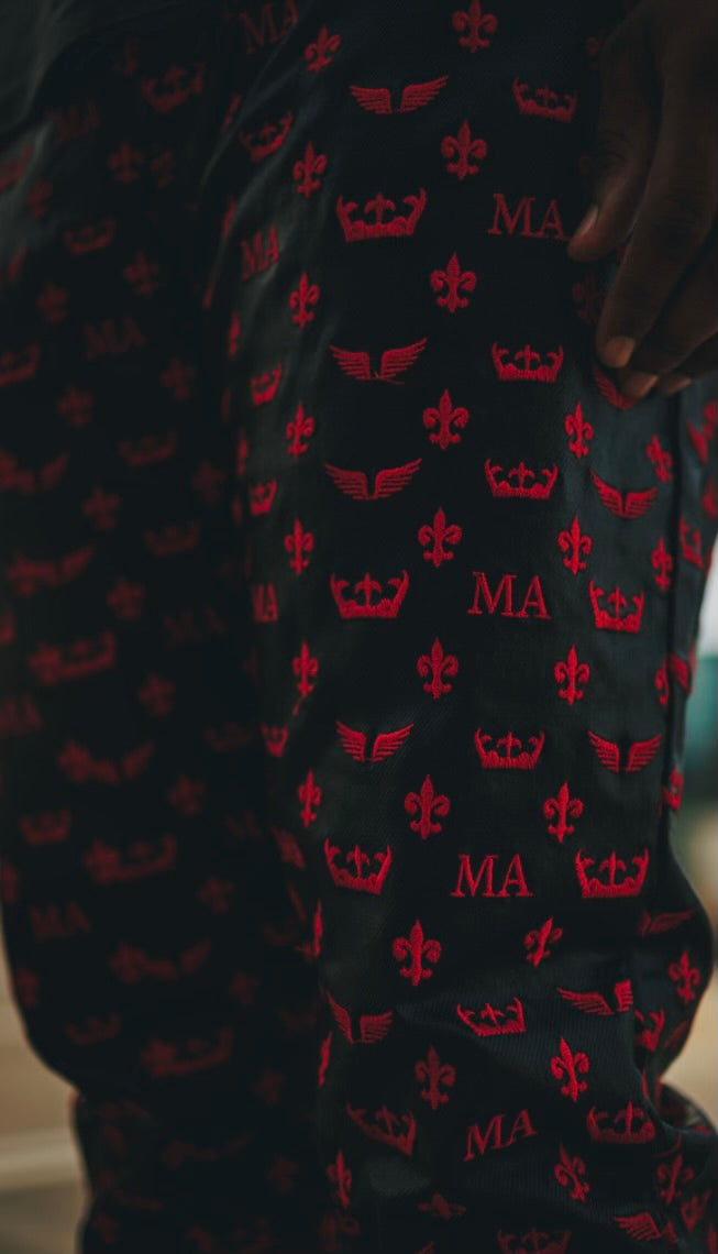 MA Pattern Wax Jeans